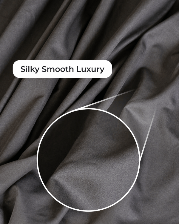 Luxe Sateen Fitted Sheet Beige - Image 5