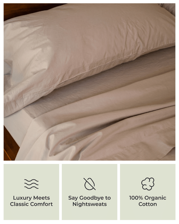 Signature Percale Solid Sheet Set Beige - Image 4