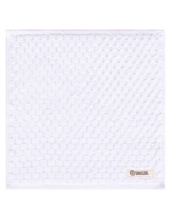 Atom Washcloth Bath Bundle - White - 6 Pack - Image 3